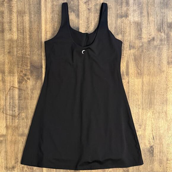 Zyia Active Match Point Activewear Tank Dress w/Shorts Black Women’s Medium - Picture 9 of 9